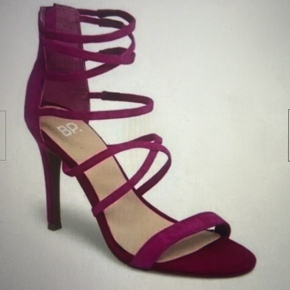 BP Alexy Strappy Magenta Suede Sandals - Picture 6 of 6